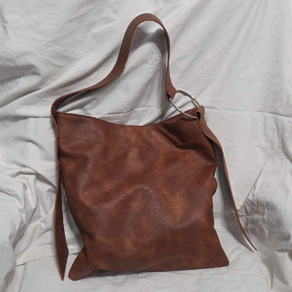 Brown Leather Shoulder Bag